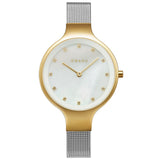 Obaku Women's Classic White Dial Watch - V173LXGWMC2 by Balec Group