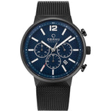 Obaku Men's Classic Blue Dial Watch - V180GCBLMB by Balec Group