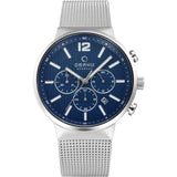 Obaku Men's Storm Blue Dial Watch - V180GCCLMC by Balec Group