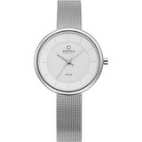 Obaku Women's Lys White Dial Watch - V206LRCWMC by Balec Group