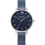 Obaku Women's Liv Arctic Blue Dial Watch - V209LXCLML by Balec Group