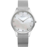 Obaku Women's Fin Mother of pearl Dial Watch - V217LXCWMC by Balec Group