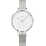 Obaku Women's Kyst White Dial Watch - V228LXCIMC by Balec Group