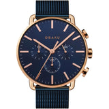 Obaku Men's Havn Black Dial Watch - V232GCVLML by Balec Group