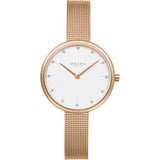 Obaku Women's Classic White Dial Watch - V233LXVIMV by Balec Group