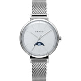 Obaku Women's Maane Silver Dial Watch - V243LMCIMC by Balec Group