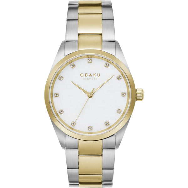 Obaku Women's Chili Butter White Dial Watch - V263LXFWSF by Balec Group
