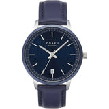Obaku Men's Salvie Blue Dial Watch - V270GDHLRL by Balec Group