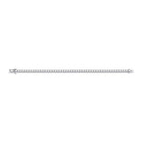 VVS1 Moissanite 925 Sterling Silver Tennis Bracelet in White Gold Bracelets 