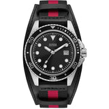 Guess Men's Classic Black Dial Watch - W1051G1 by Balec Group