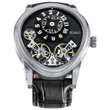 Egard Men's Quantus V3 Black Dial Watch - WCH-5072-G-STL by Balec Group