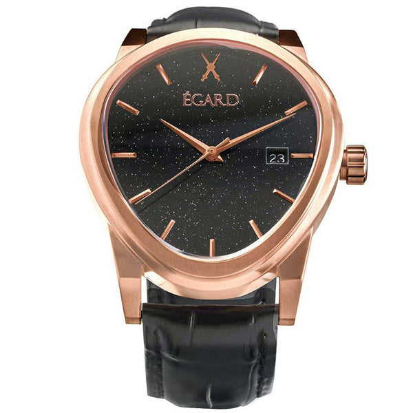 Egard Men's Dali V2 Rose Automatic Black Dial Watch - WCH-5074M0H291 by Balec Group
