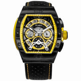 Egard Men's Patriot Racer Quartz Black Dial Watch - WCH-5075-F1H442 by Balec Group