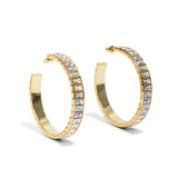 Crystal Large Eternity Hoop by Short & Suite