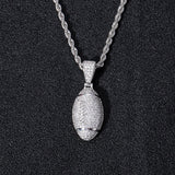 YOUNG. WILD. FREE. - American Football Pendant - 1.5inch Charms & Pendants 