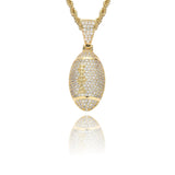 YOUNG. WILD. FREE. - American Football Pendant - 1.5inch by Bling Proud | Urban Jewelry Online Store