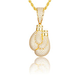 YOUNG. WILD. FREE. - Boxing Gloves Pendant - 1.5inch by Bling Proud | Urban Jewelry Online Store