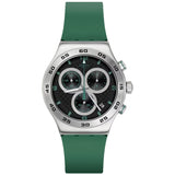 Swatch Men's Irony The Spetember Collection Carbonic Green Black Dial Watch - YVS525 by Balec Group