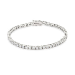 Victorian Cubic Zirconia Tennis Bracelet