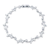 Cubic Zirconia Vine Bracelet