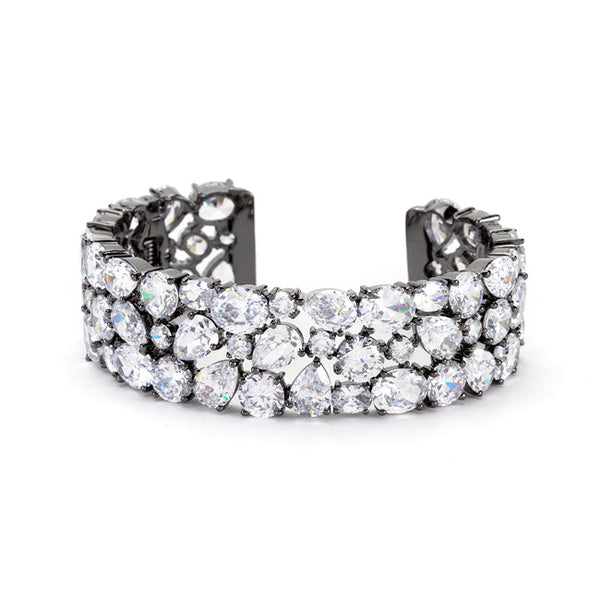 Bejeweled Cubic Zirconia Cuff