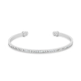 Channel-Set Cubic Zirconia Cuff