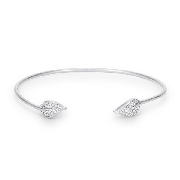 Trendy Bracelet with Cubic Zirconia Accents