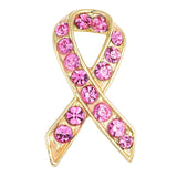 18K Plated Crystal Awareness Pin