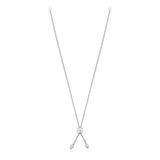 10k White Gold 8 inch Adjustable Friendship Bracelet Chain with Ball Slide