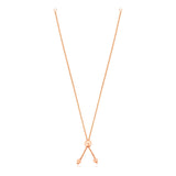 RCJ - 10k Rose Gold 8 inch Adjustable Friendship Bracelet Chain with Ball Slide - Pink