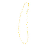 14K Yellow Gold Necklace with Dangling Stars