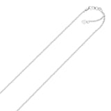 Sterling Silver 1.5mm Adjustable Sparkle Chain