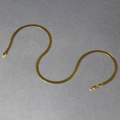 6.0mm 14k Yellow Gold Super Flex Herringbone Chain