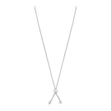 RCJ - 14k White Gold 8 inch Adjustable Friendship Bracelet Chain with Ball Slide - Silver