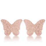 Jess Glittery Butterfly Stud Earrings