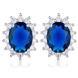 Petite Royal Oval Earrings