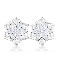 Marquise Snowflake Earrings