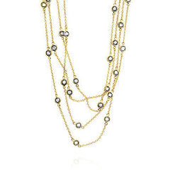 Laye Bezel Necklace