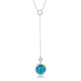 Lori 10.9ct CZ Classic Drop Lariat Necklace