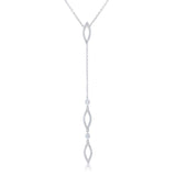 Carmela 0.6ct CZ Classic Drop Lariat Necklace