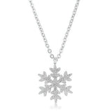 Jenna Stainless Steel Snowflake Necklace