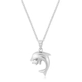 Matte Dolphin Pendant