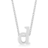 Avera - Avera Initial D Drift Series Sterling Silver Pendant - One Size - Silver