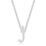 Avera Finish Initial J Pendant In Polished Sterling Silver