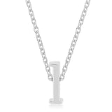 Avera Finish Initial L Pendant in Sterling Silver