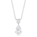 Chandelier Pear Cubic Zirconia Pendant