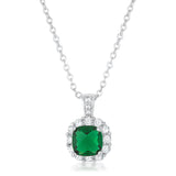 Liz 2.6ct Emerald CZ Classic Necklace