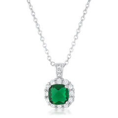 Liz 2.6ct Emerald CZ Classic Necklace