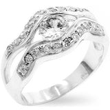 Avera Silver Eye Cocktail Ring Statement Jewelry