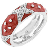 Marbled Enamel Ring